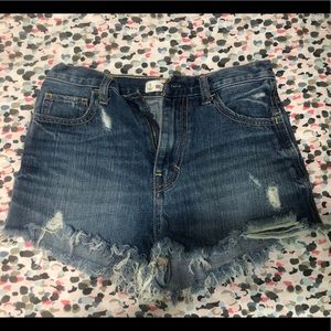 Hollister High Waisted Jean Shorts